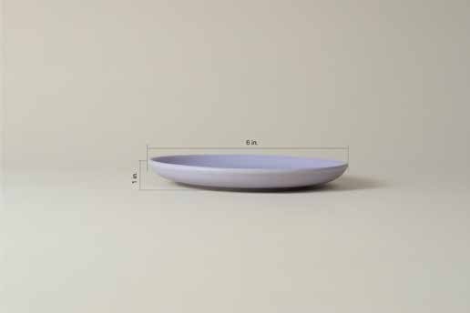 Purple ceramic plate (xtra small)