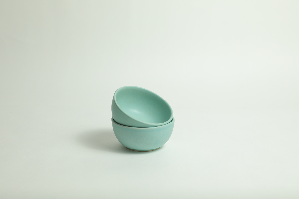 Turquoise ceramic bowl ( small)